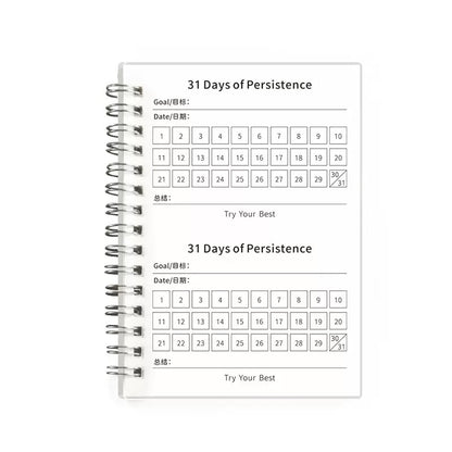 A6 Daily Check-in / Habit Tracking Book