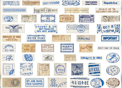 Retro style Paper Stickers (20 pcs) - ShopHaul
