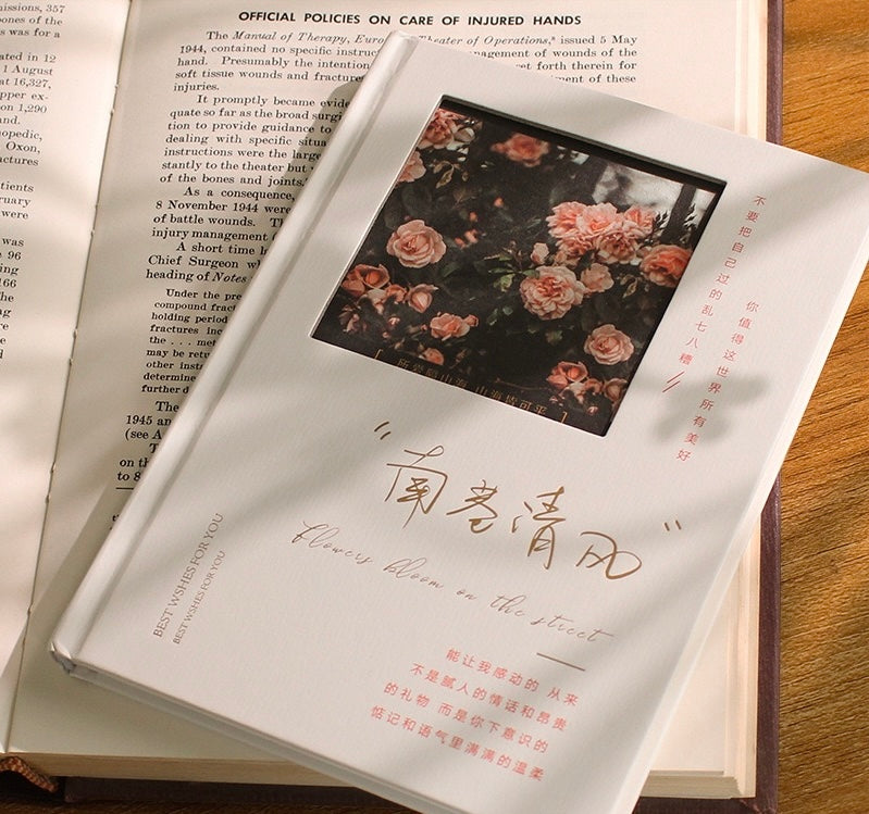 Vintage Artistic A5 Hardcover Lined Notebook