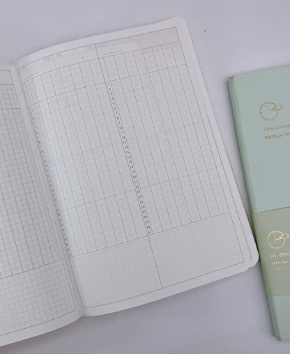 Kinbor A5 Undated Life Planner Book - 192 pages
