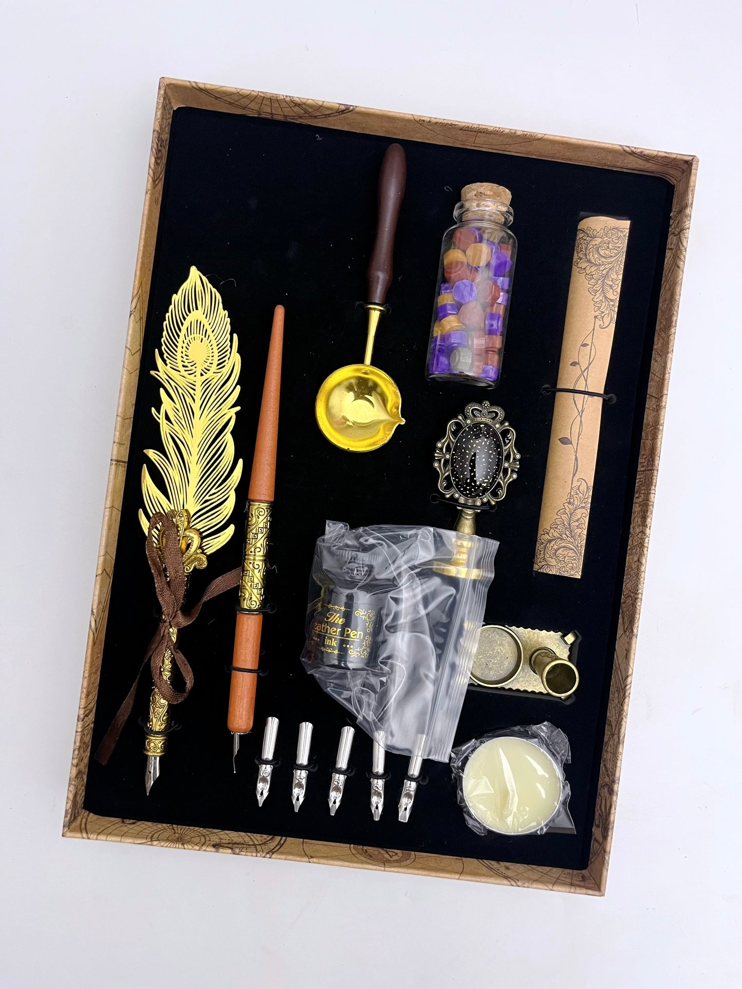 Calligraphy + Wax Sealing + Letter Writing Set