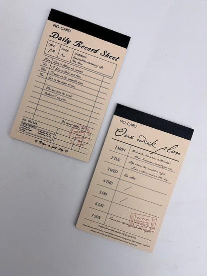 Detachable Notepad / Sheets (60 sheets)