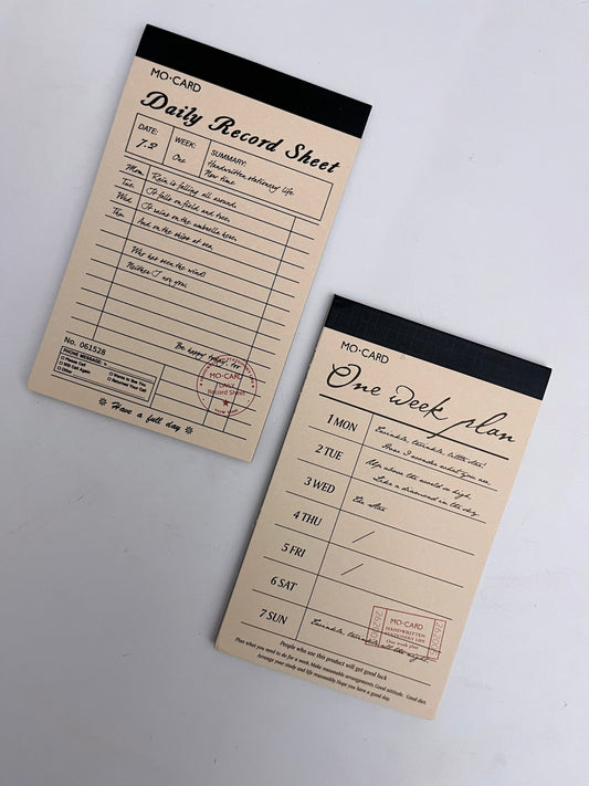 Detachable Notepad / Sheets (60 sheets)