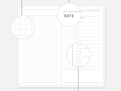 One Day Planner / Journal Book