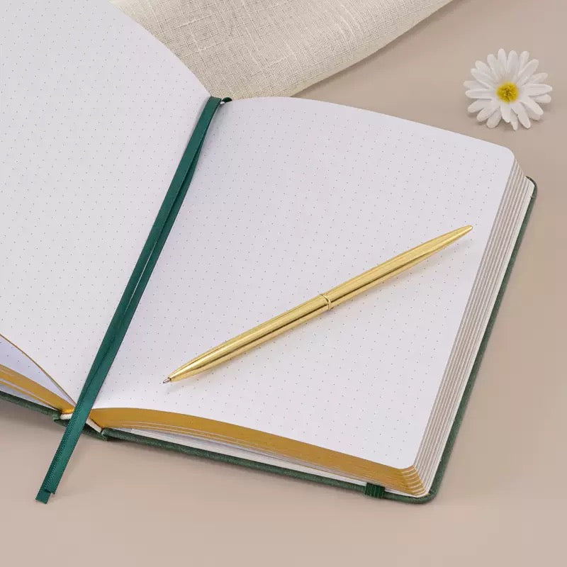 Velvet Hardcover Bullet / Dot Grid Journal (160gsm, 192 pages)