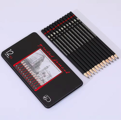 Blacklead Pencil Set 8B to 2H