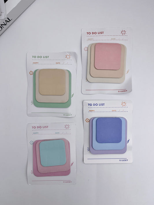 Multicolored Stacked 3 Sizes Sticky Note - ShopHaul