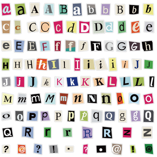 200 pcs Alphabet Stickers - ShopHaul